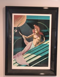 Framed Robert Moser Serigraph 'Illuminations' Signed & Numbered 270/300. (E-5)