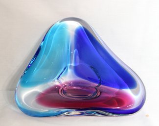 Murano Glass  Sommerso Bowl (E-12)