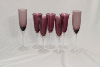 Purple Champagne Glasses (E_31)