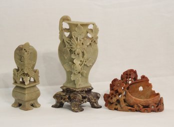 Vintage Chinese Soapstone Carvings