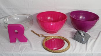 An Assortment Of Stuff: Glass Bowl, R, Mirror & MORE!