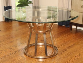 Modern Glass Round Dining Table