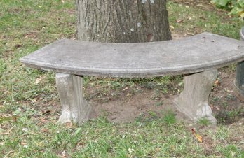 Cement Garden Bench