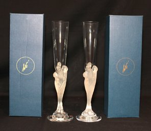 Erte Champagne Flutes (E-64)