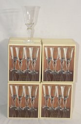 16 Lenox Tribeca All Purpose Glass Goblets. (E-69)