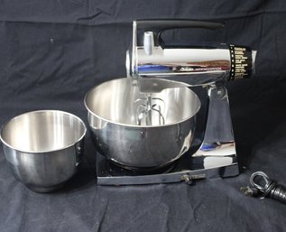 Vintage Sunbeam Mixmaster Chrome Stand Mixer