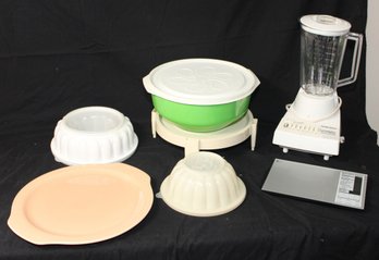 Hamilton Beach 14 Speed Blender, Perfect Portions Digital Scale And Some Plastic Cookware