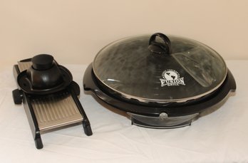 George Foreman Fusion Grill And Mandolin Slicer
