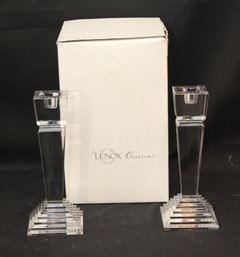 Lenox Ovations 8' Monument Candlesticks  (N-12)