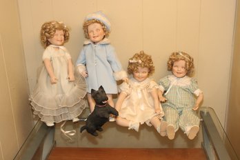 The Evil Eye Shirley Temple Danbury Mint Porcelain Dolls