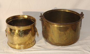 Brass Pot Planters