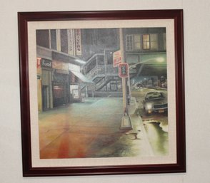 'The Candy Store' By Nicholas V. Macchio Framed Painting