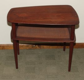Vintage John Stuart Danish Modern Teak Side Table By France Daverkosen  Denmark