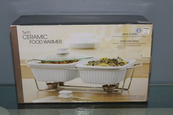 Twin Ceramic Food Warmers   (n-53)