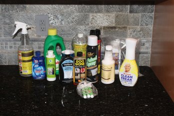 Cleaning Chemicals From Under The Sink