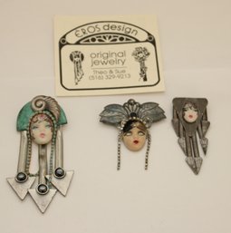 Eros Hand Made Pins/ Brooches (J-7)