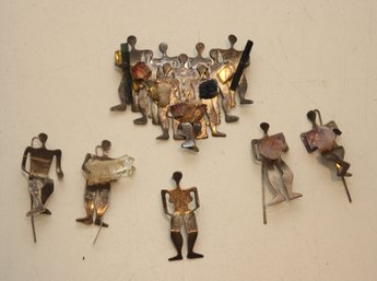 Iriniri Sterling Silver And  Crystal Brooch And Earrings