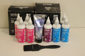 Pink, Blue, And Lilac Semi Permanent Hair Dye (ME-1)