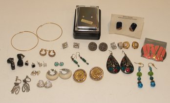 Assorted Earring Lots: Diamonds, Swarovski, Sterling Silver & MORE!!! (MES-8)