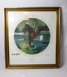 George Claxton '1978 WORLD 3-DAY CHAMPIONSHIPS' COLORED LITHOGRAPH. (A-7)