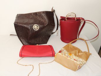 Red And Brown Handbags