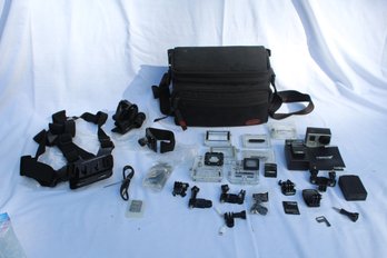 GoPro Hero3 With Assortment Of Mounts Etc. And Bag (D-6)