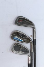 Ping, Wilson, Top Flight Golf Clubs Irons (D-15)