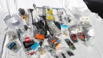 Assortment Of Hardware, Plumbing, Electrical, Hinges And More!!!