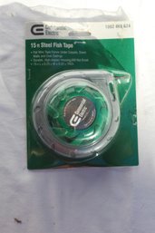 15 Ft Steel Fish Tape NEW Commercial Electric (D-35)