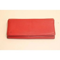Longchamp Red Leather Wallet