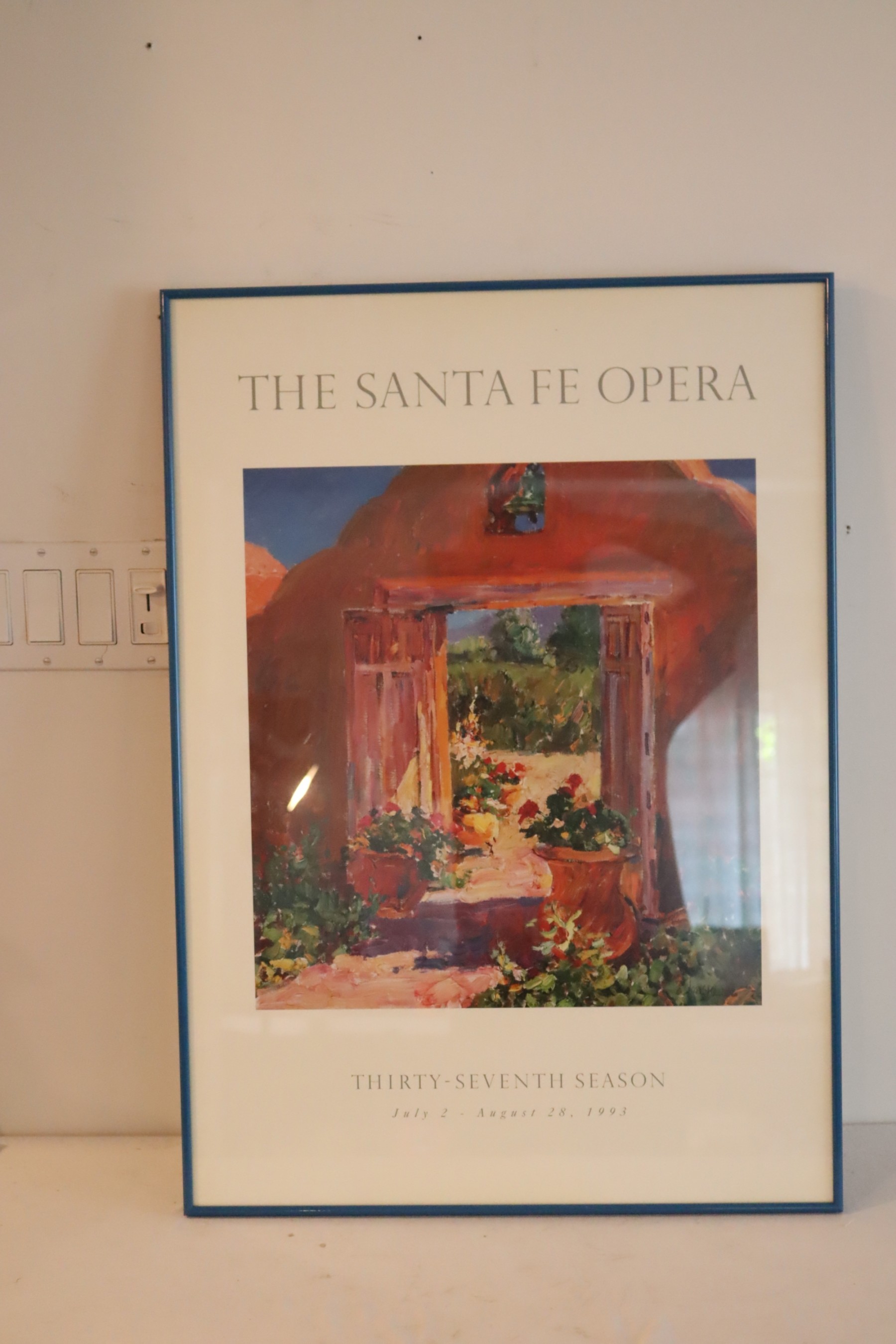 Framed 1993 Santa Fe Opera 37th Season Poster #17175 
