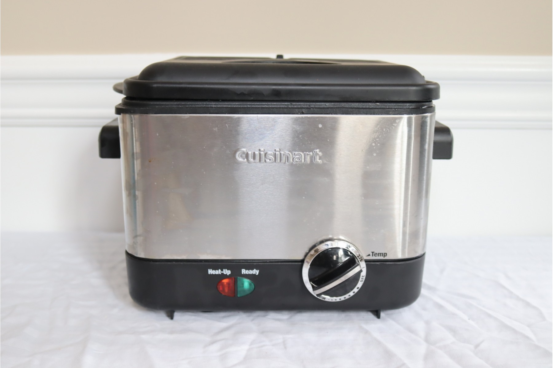 Cuisinart CDF-100 Brushed Stainless Steel Compact Deep Fryer #17201 ...