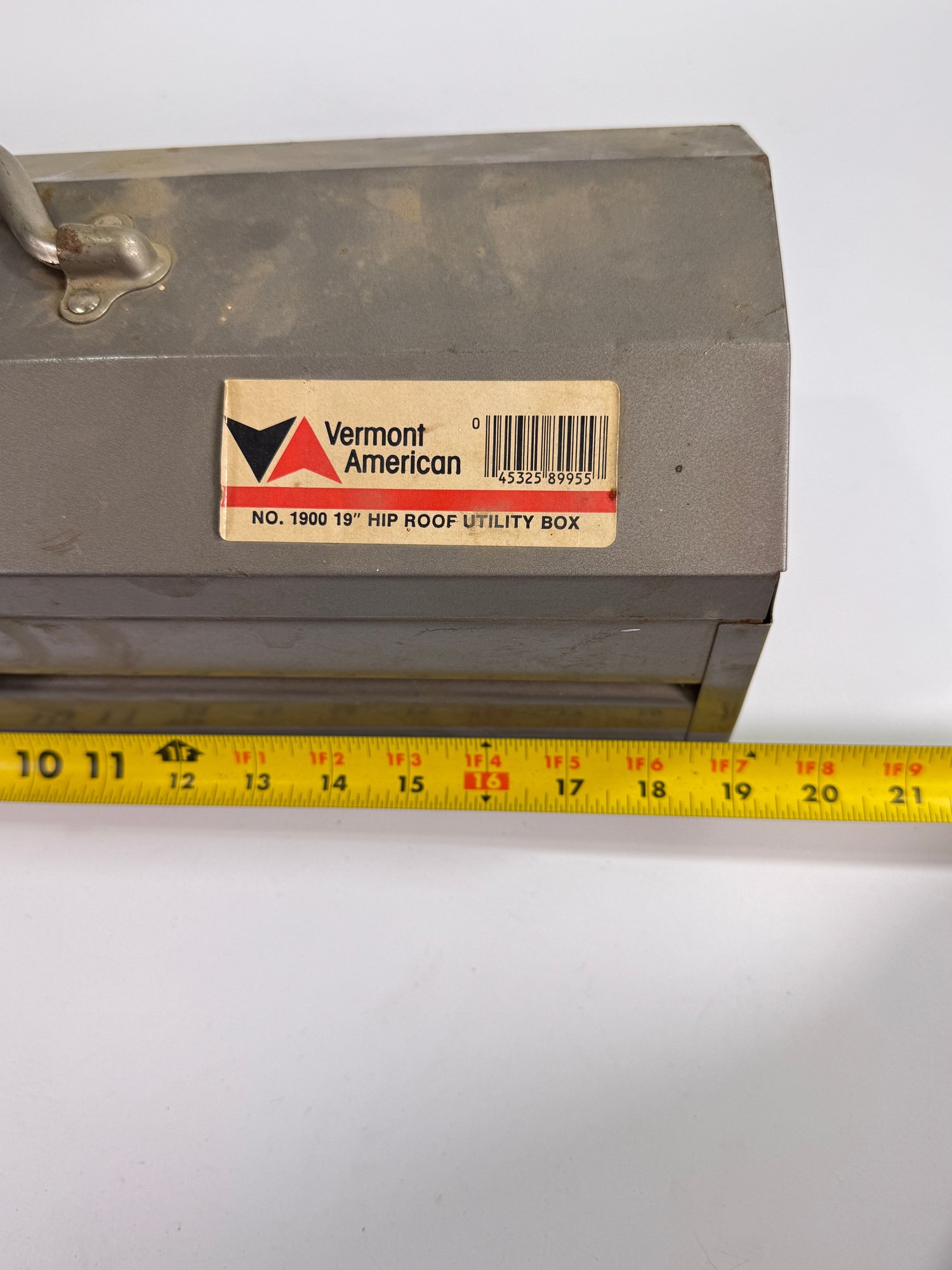 Vintage Vermont American 19 Inch Metal Tool Box And All Tools And ...