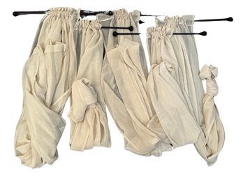 Wall Mount Curtain Rods, Mounting Brackets & Curtains