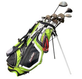 Tour Edge Golf Bag And All Of Its Contents With Callaway Driver, King Cobra Woods, Yes Putter & More