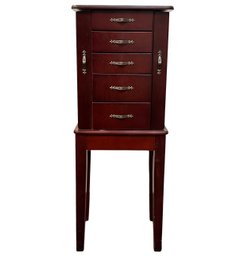 Stylish Wooden Jewelry Armoire