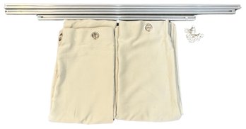 Ceiling Mount Curtain Rails, Glider Wheels & Curtains