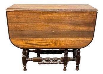 Antique Wooden Drop Leaf Gate Leg Table