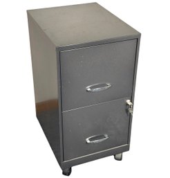 2 Drawer Portable Metal Filing Cabinet