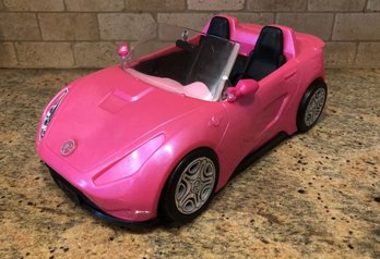 Mattel Barbie Glam Pink Glitter Convertible Car - 2016 - Barbie Convertible Car