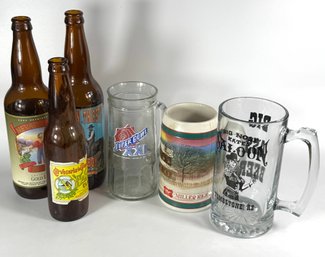 Vintage Beet Bottles, Mugs & Glasses - Mixed Assortment