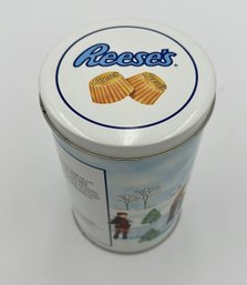 Vintage 1990 Hershey Reese's Tin - Hometown Series Canister #7 - Empty