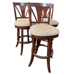 Swivel Bar Stools - Set Of 3