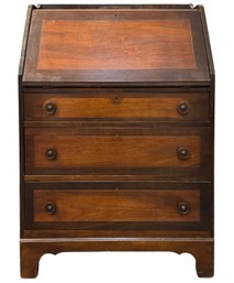 Antique Slant Front Secretaire Or Bureau Desk