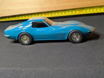 1970 Corvette Mulsanne Blue Vintage Dealer Promo Car