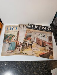 Vintage 1959 Mid-Century Modern Home Magazines: Living For Young Homemakers & The American Home