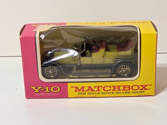 Matchbox Lesney Models Of Yesteryear Y-10 1906 Rolls Royce Silver Ghost In Original Box