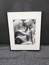 Original Signed & Numbered Nude Female Figurative B&W Fine Art Photograph Dated '02 Ltd Ed 4/25 Framed