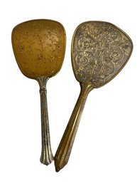 Vintage Vanity Hand Mirrors (2-Piece Set) #1
