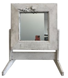 Vintage Distressed Freestanding Vanity Mirror